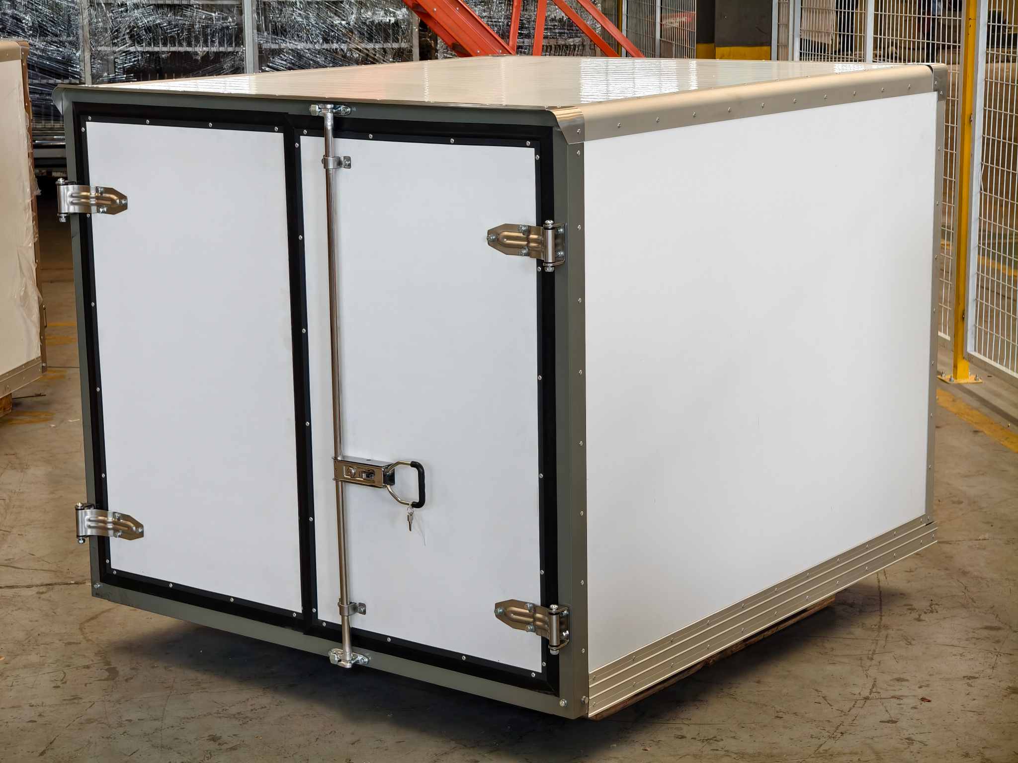 Trockene LKW-Karosserie aus Nylon mit Wabenstruktur